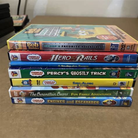 Thomas The Tank Engine And Friends Train Dvd Lot Of Dvds Bob And