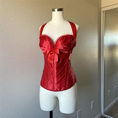 Stunning Red Corset Top🍷 ️‍🩹🍒 Size Xxl Brand Depop