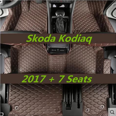 JIOYNG 3D Slush Floor Mats Foot Pad Mat For 17 18 Skoda KODIAQ 2017