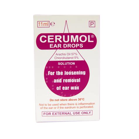 CERUMOL WAX REMOVAL EAR DROPS 11ML - Jollys Pharmacy Online Store