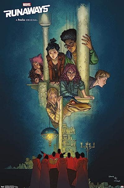 Amazon Trends International Marvel Tv The Runaways Comic One Sheet