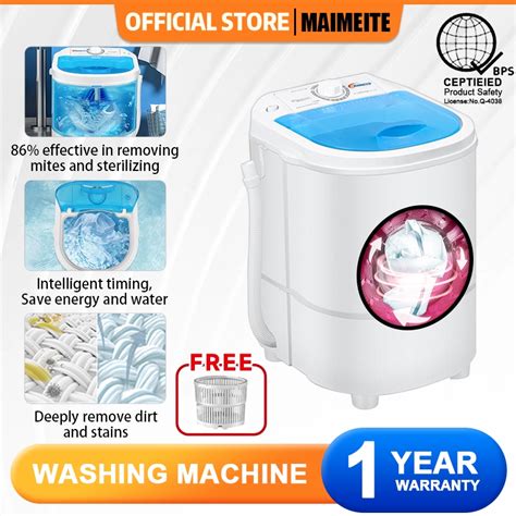 Maimeite Mini Washing Machine Automatic Portable Mini Washing Machine