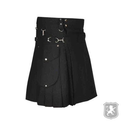 Black Utility Kilt For Sale Premium Utility Kilt