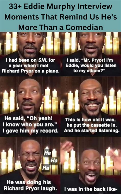 33 Eddie Murphy Interview Moments That Remind Us He S More Artofit