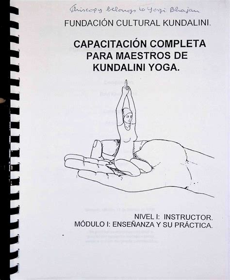 Capacitaci N Completa Para Maestros De Kundalini Yoga Teachings Of