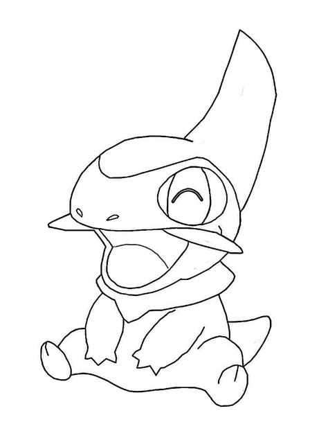 Pokemon Axew coloring pages - Free Printable