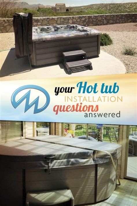 hot tub installation