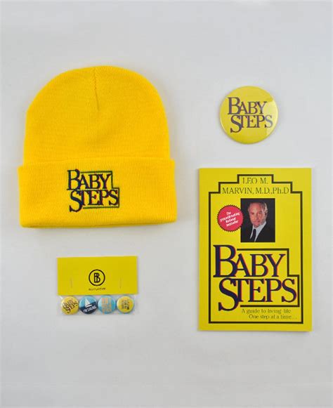 What About Bob, Baby Steps Inspired Gift Set Notebook Badges & Hat Bill ...