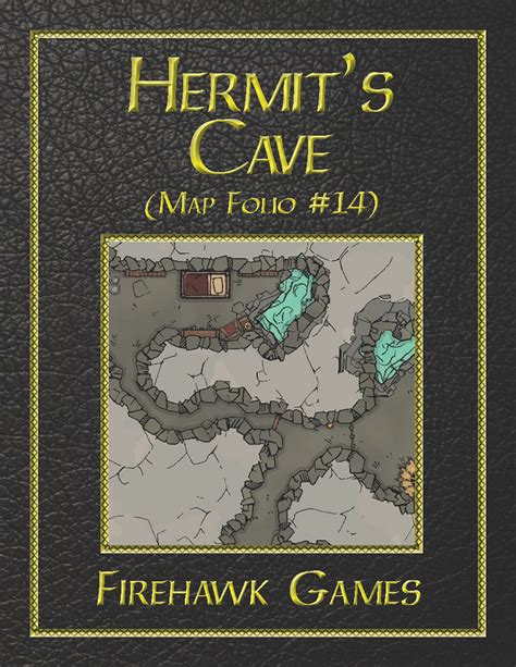 Map Folio 14 - Hermit's Cave - Firehawk Games | Maps | DriveThruRPG.com