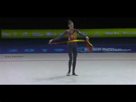 Vlada Nikolchenko Ribbon Aa Ech Baku Youtube