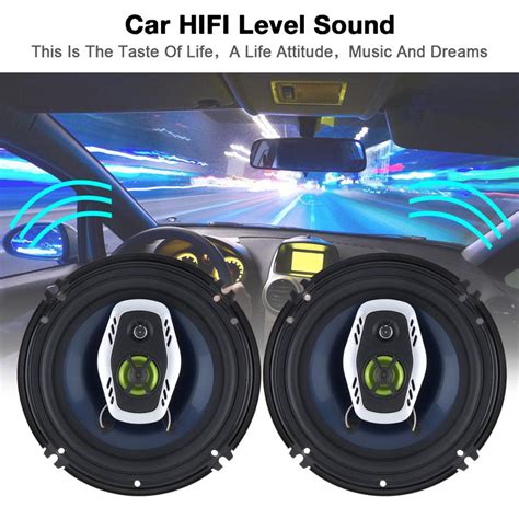 Altavoces Hifi coaxiales universales para coche altavoces estéreo de