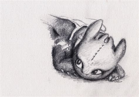 Toothless sketch by Samy110 on DeviantArt