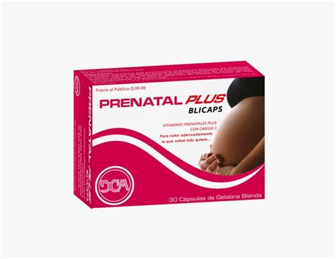 Vitaminas Prenatales Plus Con Omega X Capsulas Gel Brazal