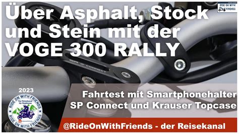 Feldtest Mit Der Voge Rally Ber Asphalt Stock Und Stein Youtube