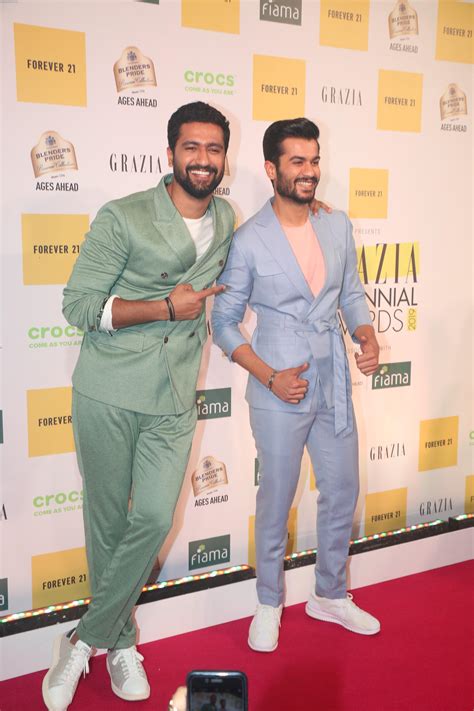 Vicky Kaushal, Sunny Kaushal at the Red Carpet of 1st Edition of Grazia ...