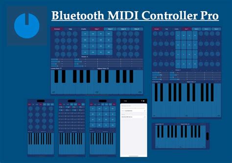 Bluetooth MIDI Controller Pro by zzsound - Bluetooth MIDI Controller App