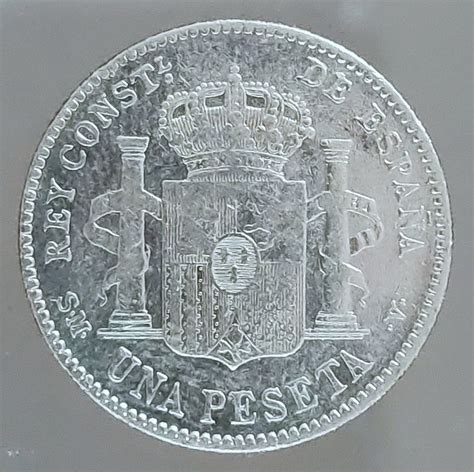 SPANIEN 1 PESETA 1903 SILBER Kaufen Auf Ricardo