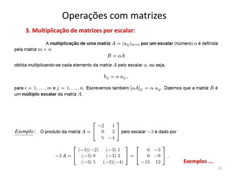 Ppt Cap Tulo Matrizes E Sistemas Lineares Aula Defini O De