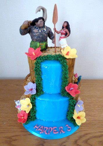 Tier Moana Birthday Cake Susie S Cakes