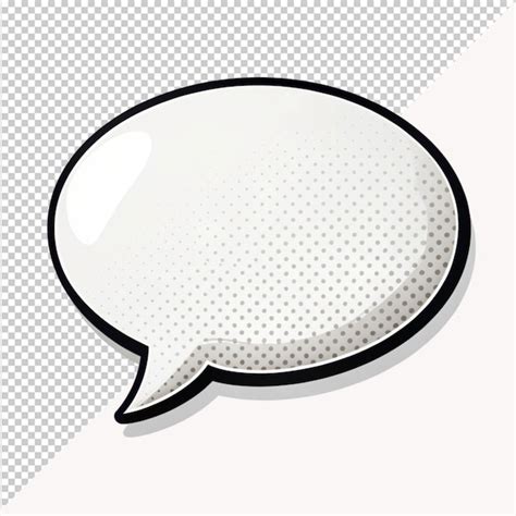 Cartoon text bubble | Premium AI-generated PSD