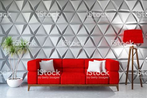 Red Wallpaper Designs For Living Room New Modern Living Room With ...