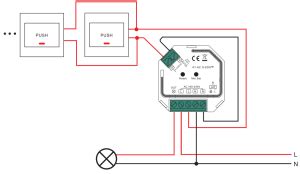 SUNRICHER AC Phase Cut RF Bluetooth Dimmer Instruction Manual