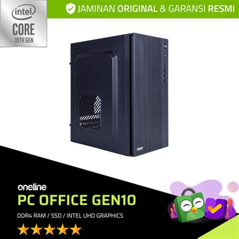 Promo Pc Office Admin Intel Gen Core I Ssd Intel Uhd