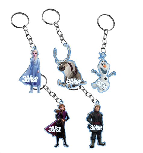 Chaveiro Da Frozen - Chaveiro Infantil Personalizado Frozen 2 | Elo7