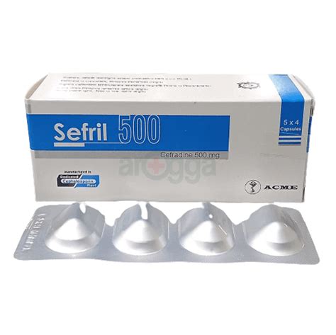 Sefril Capsule Mg Medicine Arogga Online Pharmacy Of