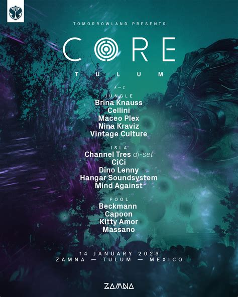 Tomorrowland Presents Core Tulum Adds Channel Tres Dj Set Brina