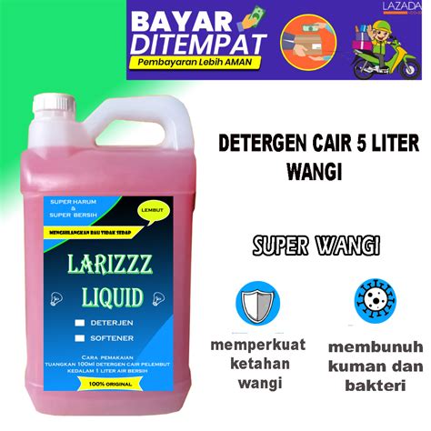 Deterjen Cair PINK 5 LITER Lazada Indonesia