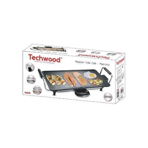 Teppan Yaki Grill Plancha 23 X 43 Cm Techwood TTP 2343 ChezVous