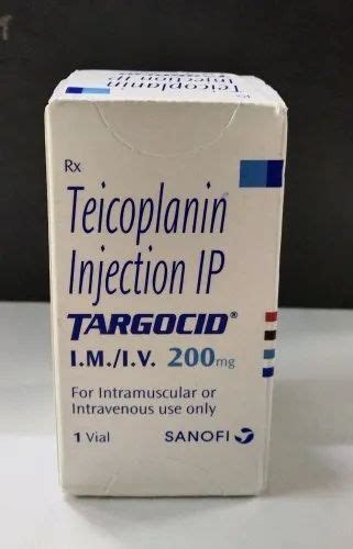 Teicoplanin Targocid Mg Injection For Hospital At Rs Vial In Mumbai