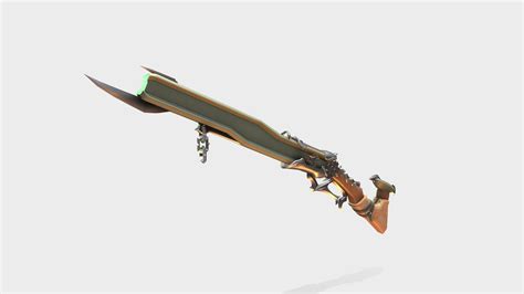 "Viper" rifle warlock skin Ashe from Overwatch - Download Free 3D model ...