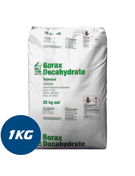 1KG Sodium Tetraborate Decahydrate Borax