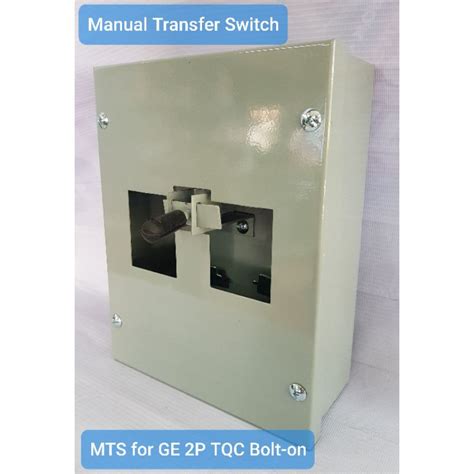 Manual Transfer Switch Mts For G E Ge Pole Tqc Thqc Bolt On Circuit