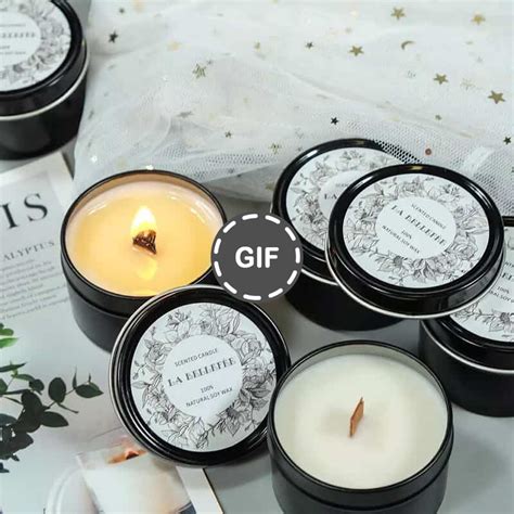 Scented Candle In Tin | Scented Candle Tins | FLYTINBOTTLE