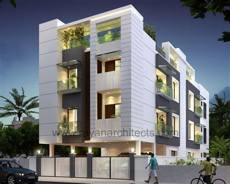 Apparrrtment Elevation Small Apartment Building Modern Architecture