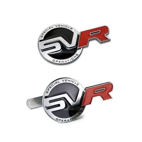 SVR Special Vehicle Operation Grille Emblem/ Sticker Land Range Rover