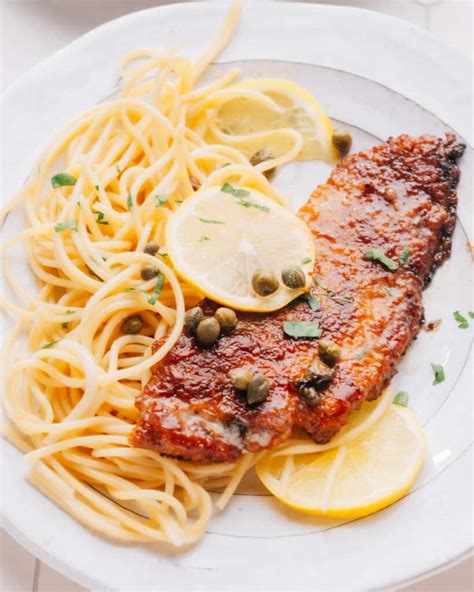 Veal Scallopini Recipe With The Best Buttery Lemon Caper Sauce Foodess