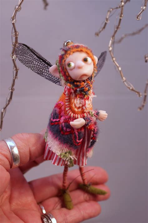 Fairy Scene Ooak Polymer Clay Art Dolls Fairies Gnomes And Elves By