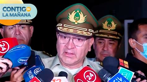 General Yáñez Tras Muerte De Carabinero “ya Basta Que Sigan Matando A