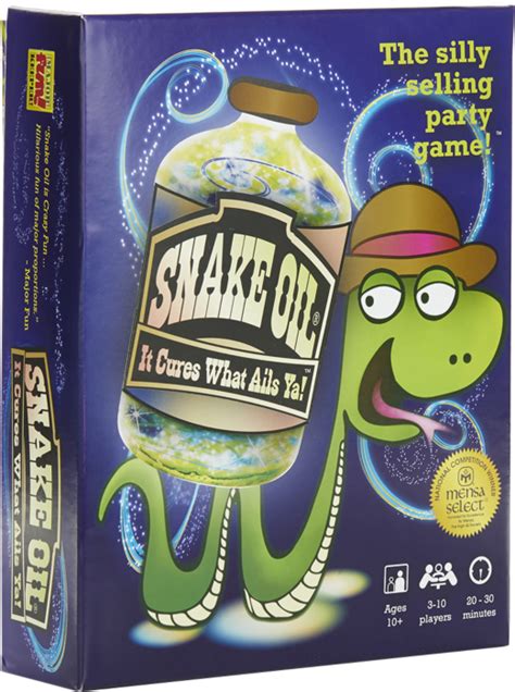 Snake Oil It Cures What Ails Ya Card Game By Amigo Popcultcha