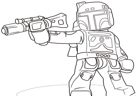 Lego Boba Fett Disegni Da Colorare Star Wars Disegni Da Colorare E