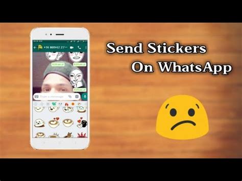 Hindi How To Send Sticker On Whatsapp Youtube