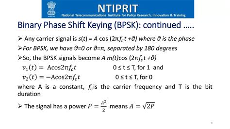 Phase Shift Keying & π/4 -Quadrature Phase Shift Keying | PPT