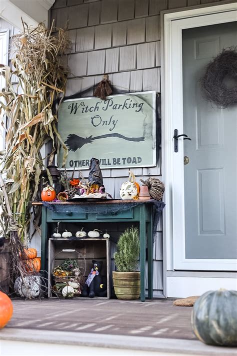 Witchy Halloween Porch Sign Free Template And Diy Tutorial Cottage