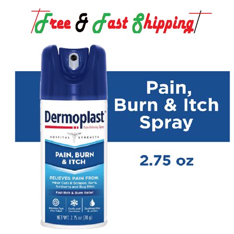 Dermoplast Pain Burn And Itch Relieving Spray 2 75 Oz Ebay