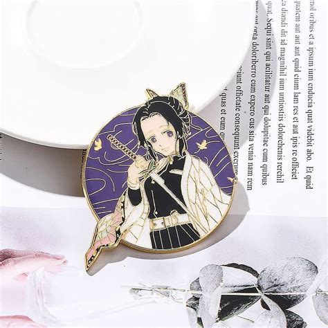 Anime Demon Slayer Brooch Pin Kimetsu No Yaiba Tanjiro Nezuko Shinobu