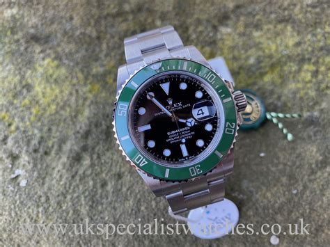 ROLEX SUBMARINER 41MM STEEL KERMIT 126610LV 2020 NEW UK